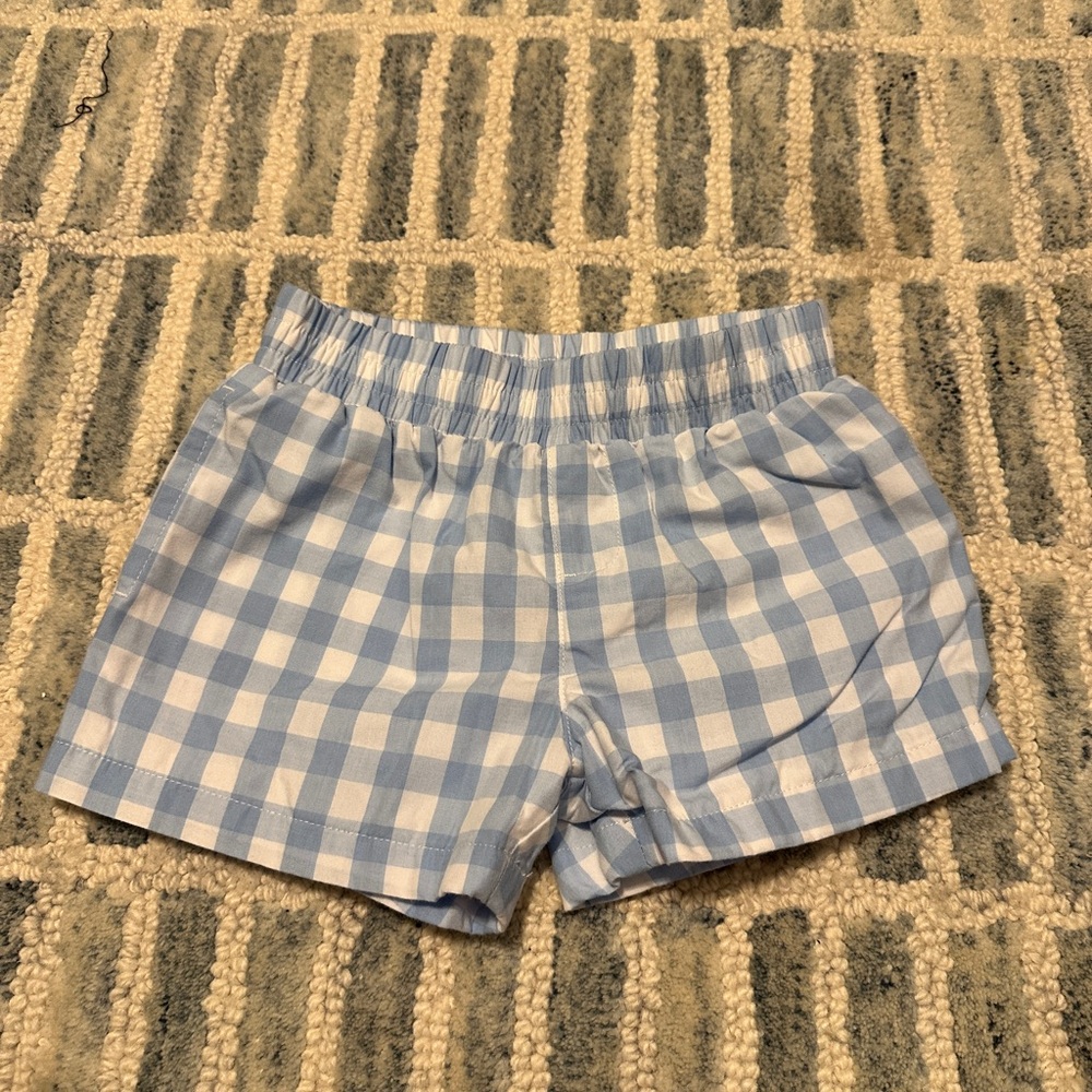 TBBC plaid shorts (4t)
